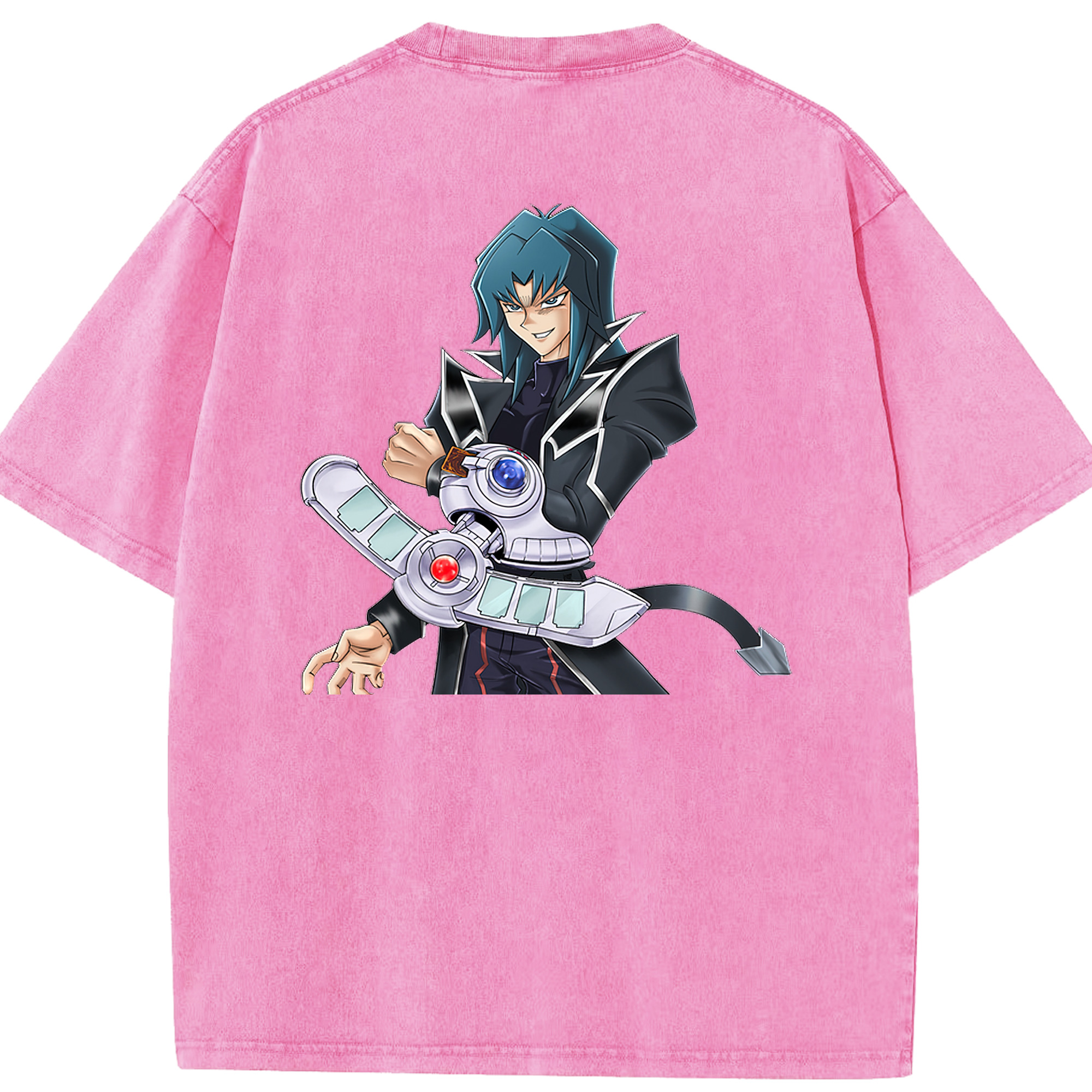 （画像用） 遊☆戯☆王 Yu-Gi-Oh! 綿100% ヴィンテージ風 半袖Tシャツ（背面プリント）